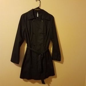 Old Navy Black Trench Coat